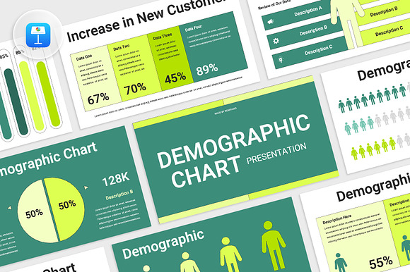 Demographic Chart Keynote preview 7