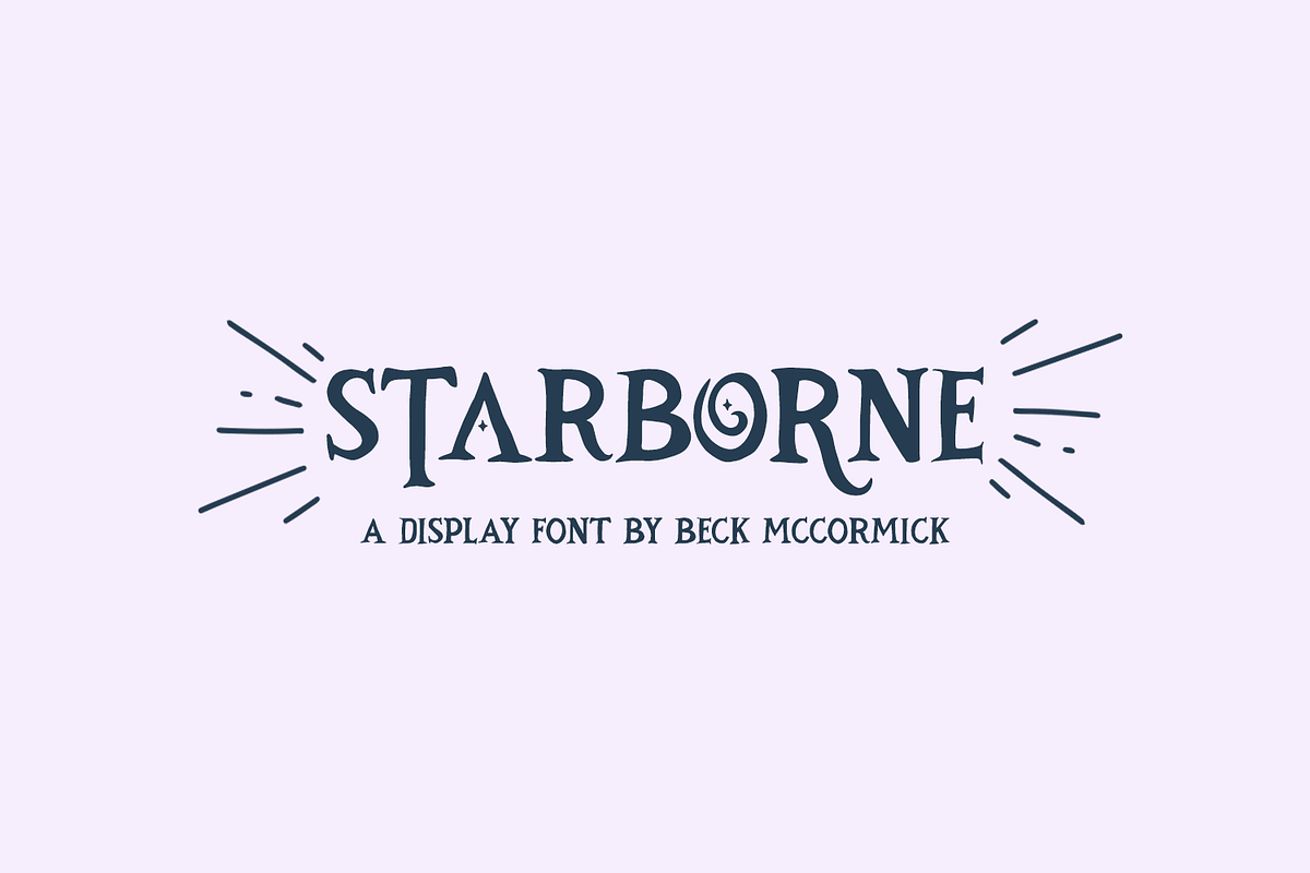 Starborne Serif - A Tarot Font, a Serif Font by Beck McCormick (Photo 1 of 10)