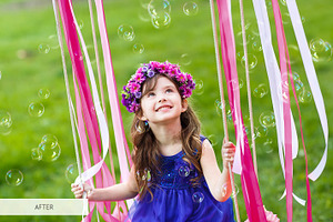 Bubbles Overlays Photoshop