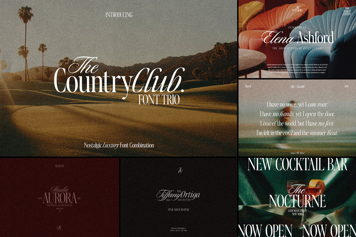 Old Money Font Bundle, a Serif Font by AndrewPixelType (Photo 2 of 9)