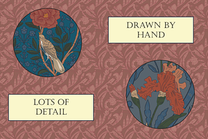 Autumn Boho William Morris Patterns