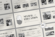 Neural Education Pitch Deck, a Presentation Template by FIBRINOSÄ (Thumbnail 1 of 7)