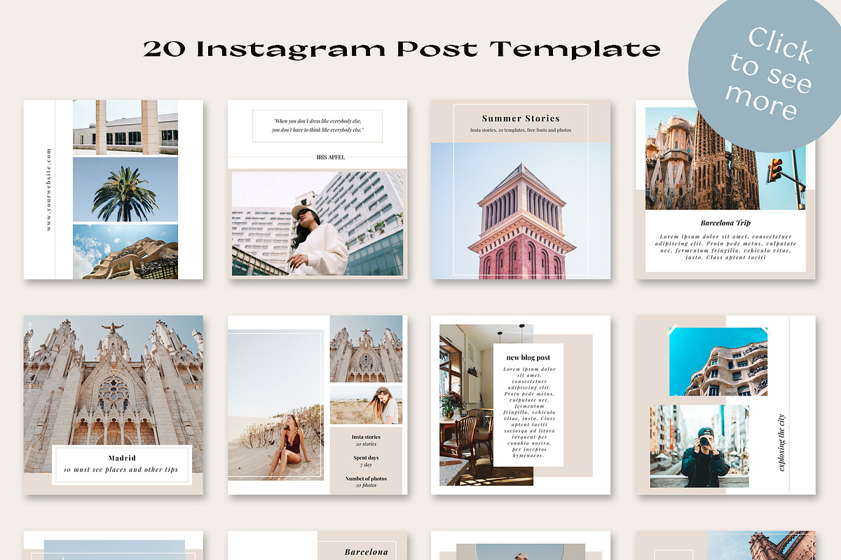 CANVA | Good Vibes Instagram Pack, a Social Media Template by Lyrata Studio (Photo 12 of 12)