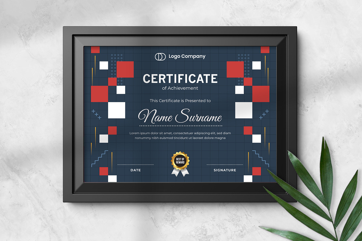 Certificate Template, a Stationery Template by Panen Creative (Photo 1 of 3)