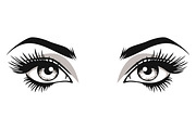 Vector Women's Eye., an Object Graphic by Gomolach (Thumbnail 17 of 18)