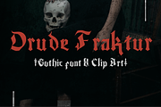 Drude Fraktur, a Blackletter Font by Mofr 24 (Thumbnail 1 of 8)