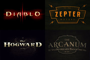 Antique Text Effects, a Layer Style Add-On by GothLab (Thumbnail 3 of 3)