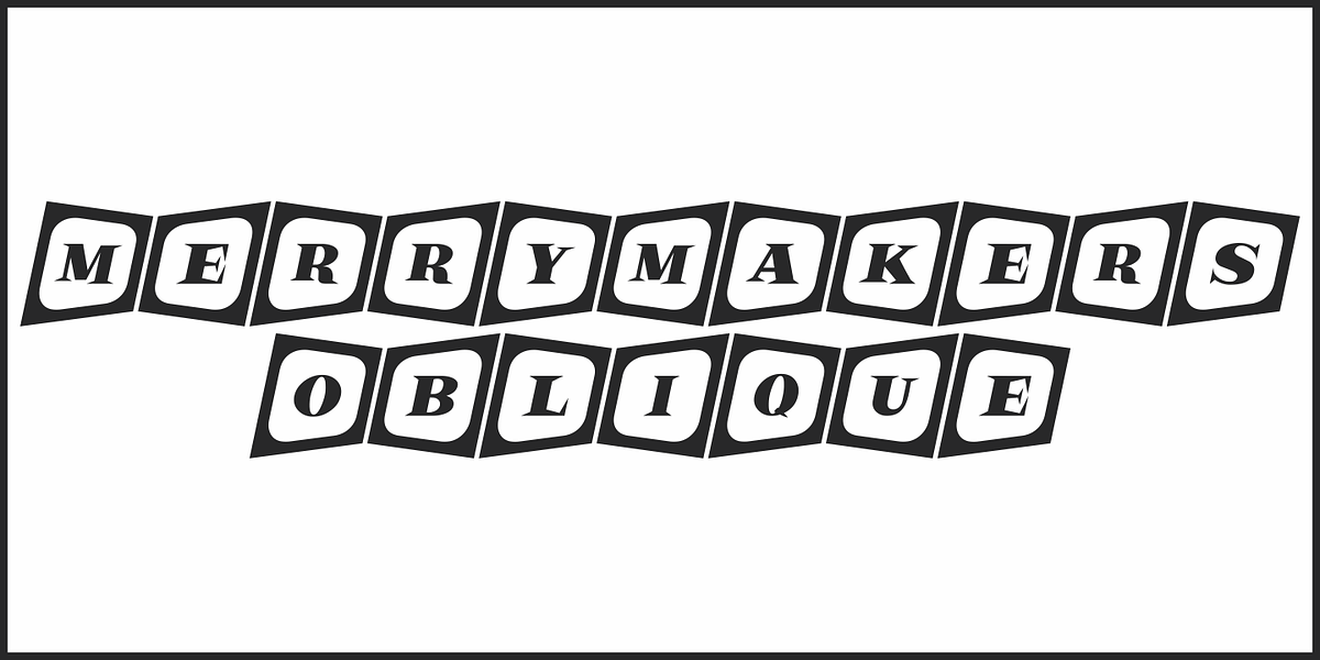 Merrymakers JNL, a Serif Font by Jeff Levine Fonts (Photo 4 of 5)
