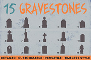 Spooky Build-a-Graveyard Set, an Object Graphic by Designed by Monkeys (Thumbnail 2 of 4)