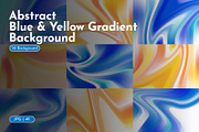 Blue & Yellow Liquid Background, a Background Graphic by WM48 Shop (Thumbnail 1 of 3)