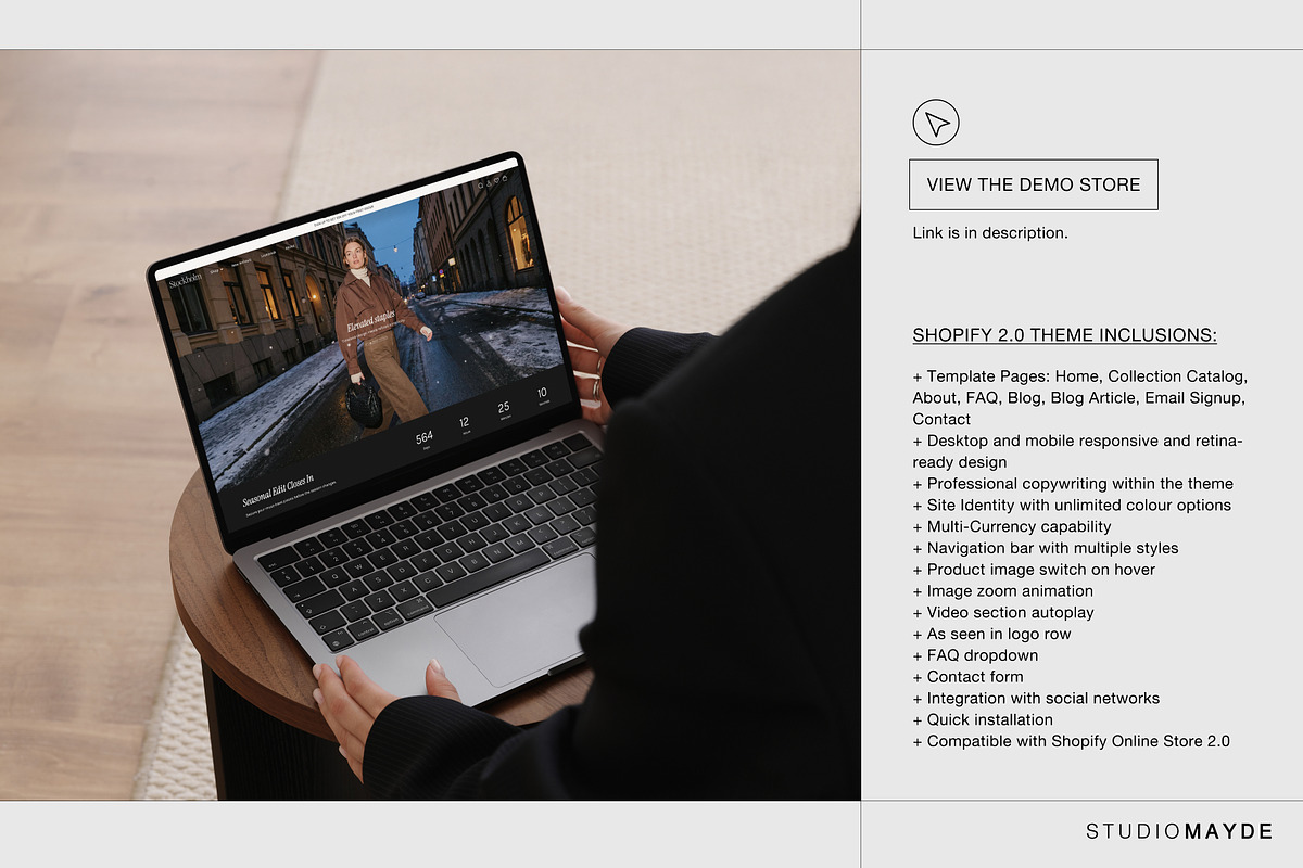 STOCKHOLM | Shopify Theme, a Shopify Template by Studio Mayde (Photo 2 of 10)