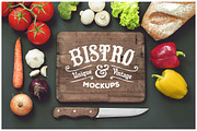 5 Bistro Mockups Pack, a Mockup by Victor Barac (Thumbnail 5 of 5)