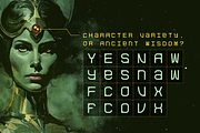 MoT Sandman Retrogram, a Sans Serif Font by Sirmon Stuff (Thumbnail 3 of 7)