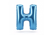 Blue Metallic Letter H Foil Balloon, a School & Education Photo by shahsoft (Thumbnail 1 of 2)