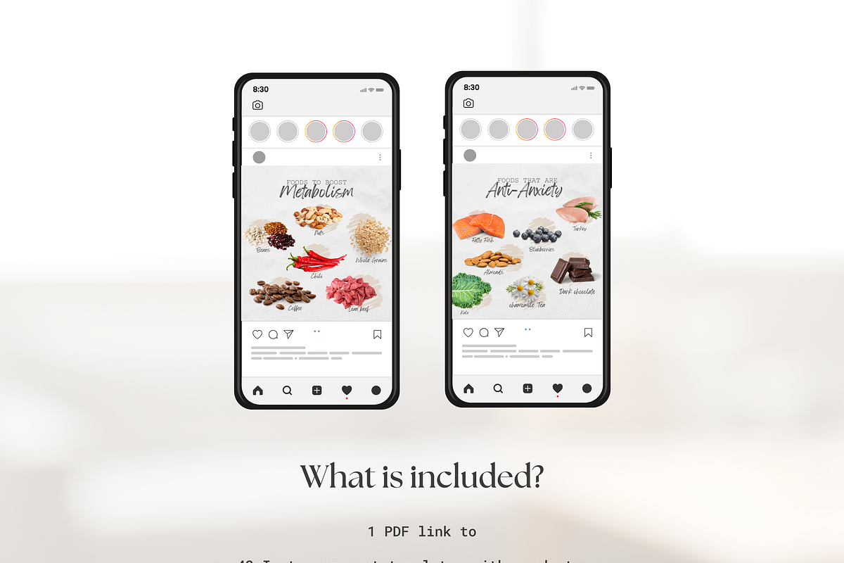 Nutrition Benefit Infographics Canva, a Social Media Template by The Social Stuff (Photo 5 of 12)