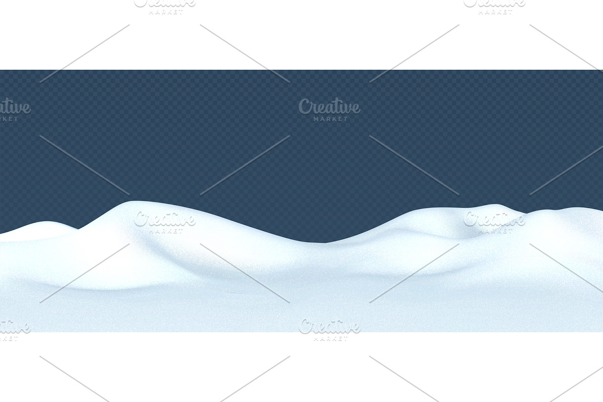 A winter landscape with drifts of, an Object Graphic by Vik_Y  Vector&Design