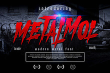 METALMOL Modern Blackletter