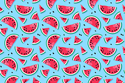 Watermelon seamless pattern, an Illustration by Cmeree (Thumbnail 2 of 2)