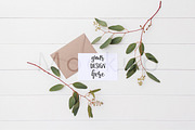 5x7 Invite Mockup - Eucalyptus 4, a Product Mockup by ILLONA GRAPHICS (Thumbnail 3 of 5)