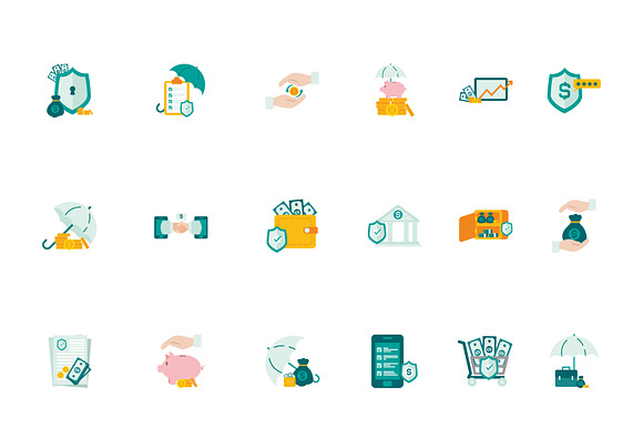 Money Guaranteed Icon Set preview 2