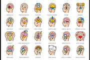 Psychology, mental health icons, a Healthcare Illustration by Vector Tradition (Thumbnail 1 of 3)