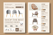Furniture Product Catalog Template, a Brochure Template by MightyDesign (Thumbnail 1 of 8)