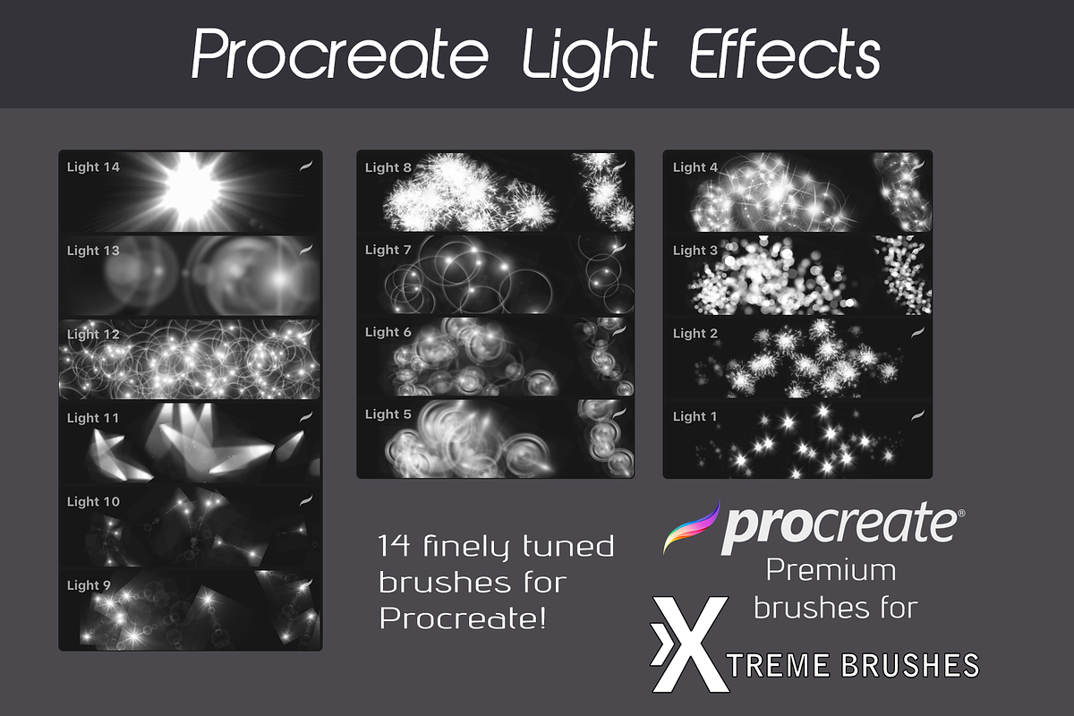 Procreate Light Effects! preview 2