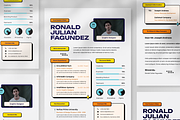 Brutal Tones Design Artistry Resume, a Resume Template by SquidPixey (Thumbnail 4 of 6)