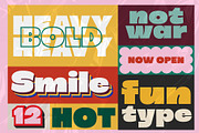 Kafu - Heavy Bold Playful Font, a Sans Serif Font by StoricType (Thumbnail 3 of 18)