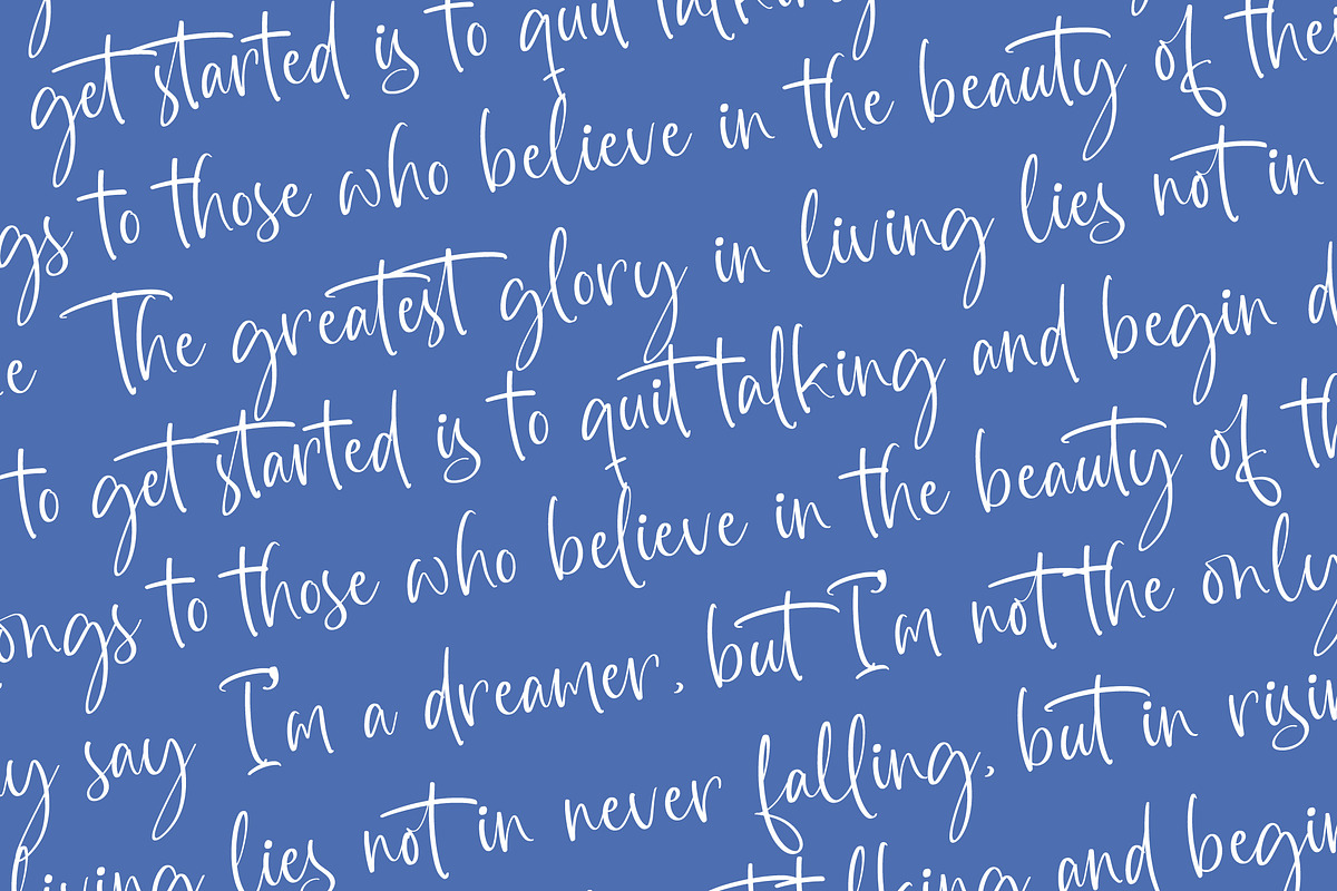 Highest Bluebell Natural Handwritten, a Script Font by stylishtype.co (Photo 15 of 20)