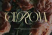 Cerova, a Serif Font by saemoon creative (Thumbnail 1 of 15)