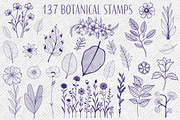 137 Botanical Stamps For Procreate, a Brush Add-On by Nuclear Brushes (Thumbnail 10 of 10)