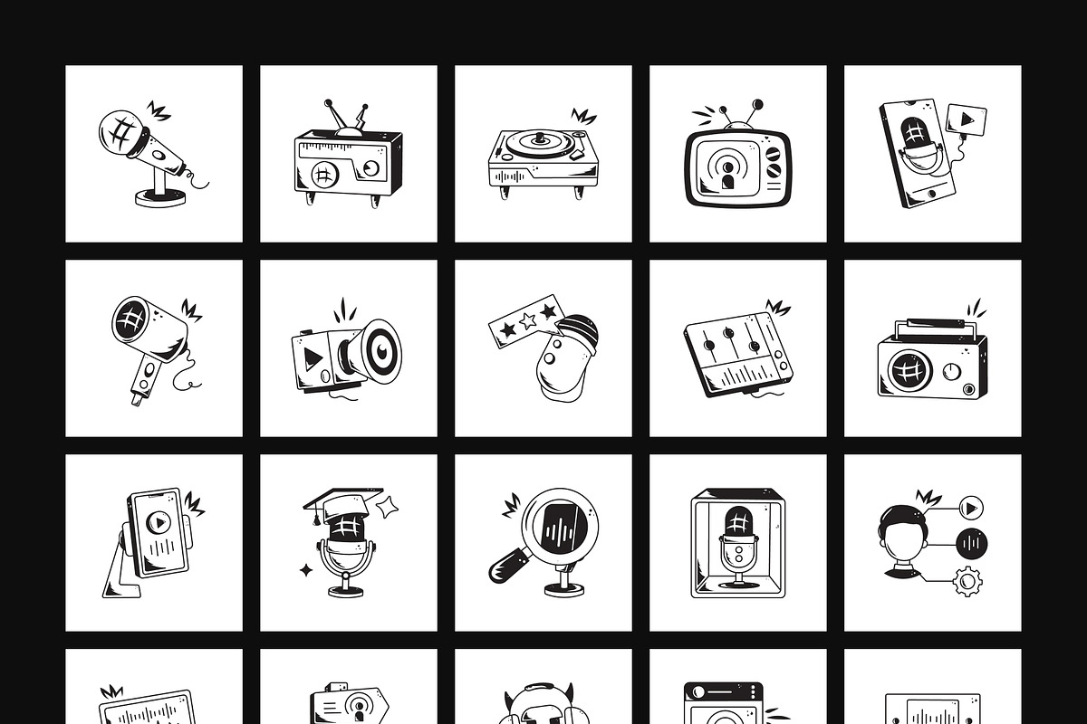 Sketch Icons, an Outline Icon by Prosymbols (Photo 12 of 30)