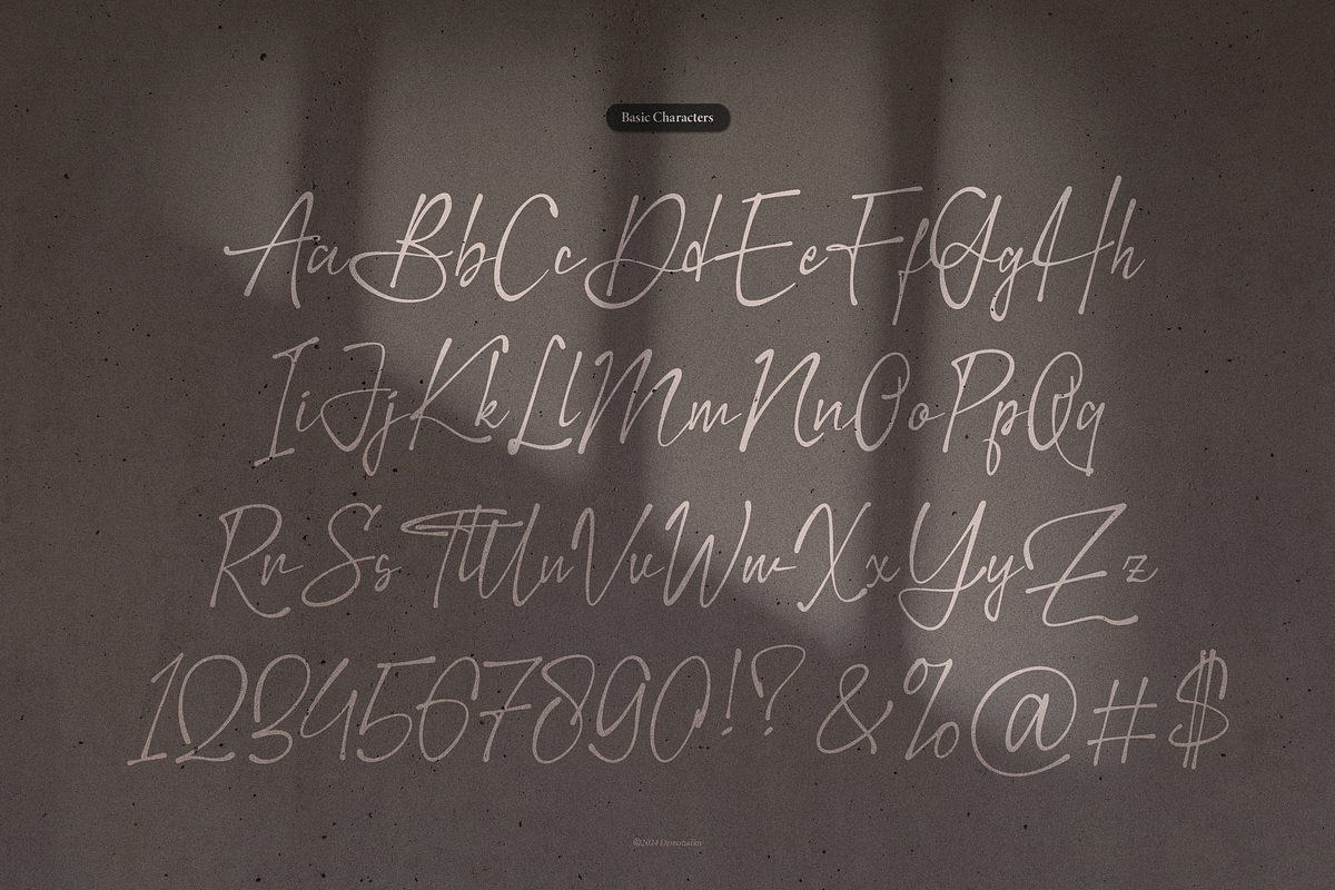 Nefanthy | Handwritten Script Font, a Script Font by Denustudios (Photo 11 of 13)