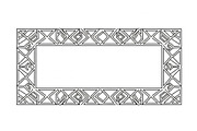 Geometric Border Frame Bundle, an Illustration by Designer_Momina (Thumbnail 15 of 31)