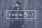 ENRIQ - Elegant Sans Serif Font, a Sans Serif Font by Kaligra.co (Thumbnail 4 of 11)