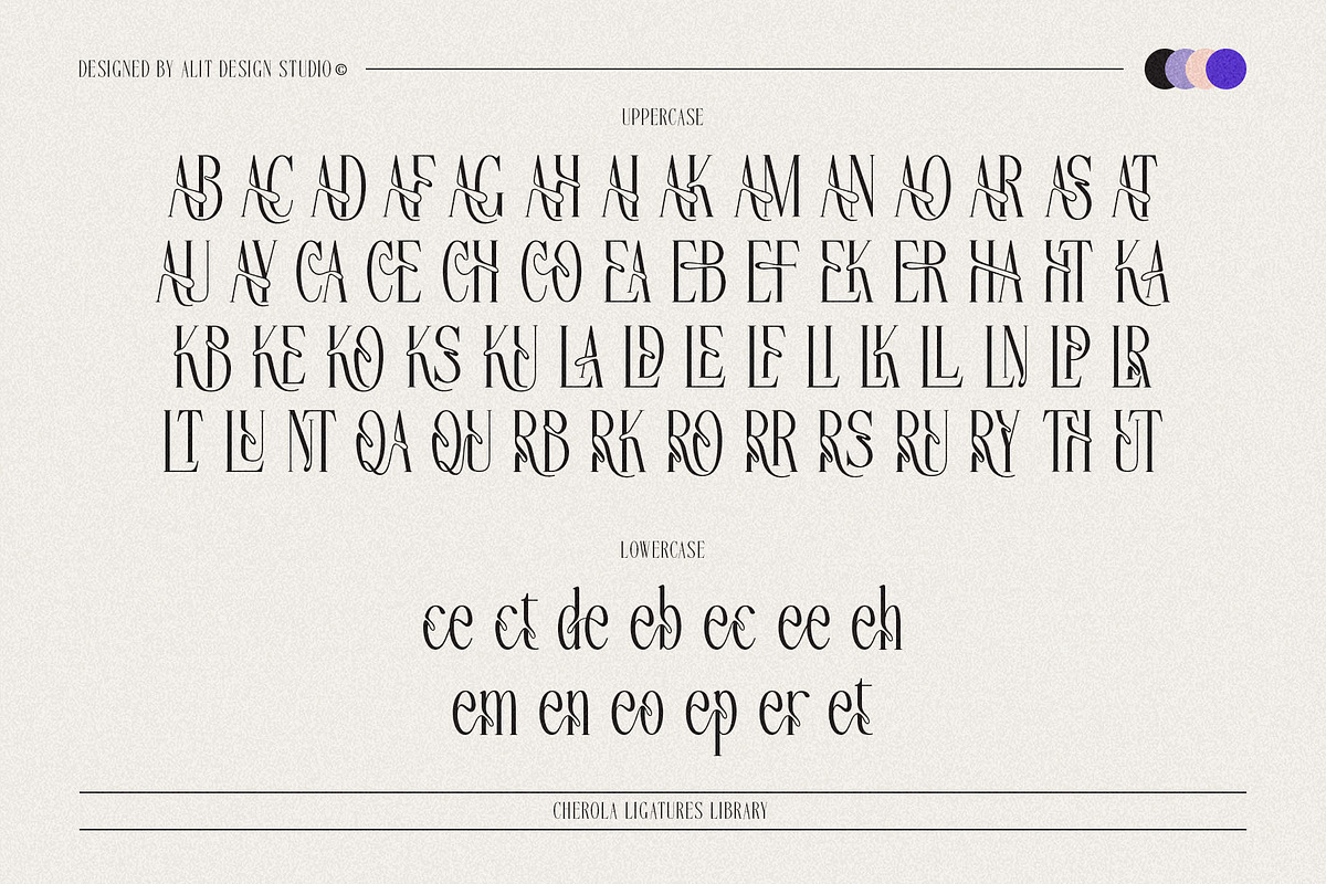 Cherola Typeface, a Serif Font by alit design (Photo 9 of 15)