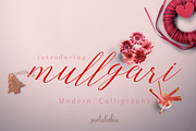 mullgari script, a Script Font by santalubia (Thumbnail 1 of 4)
