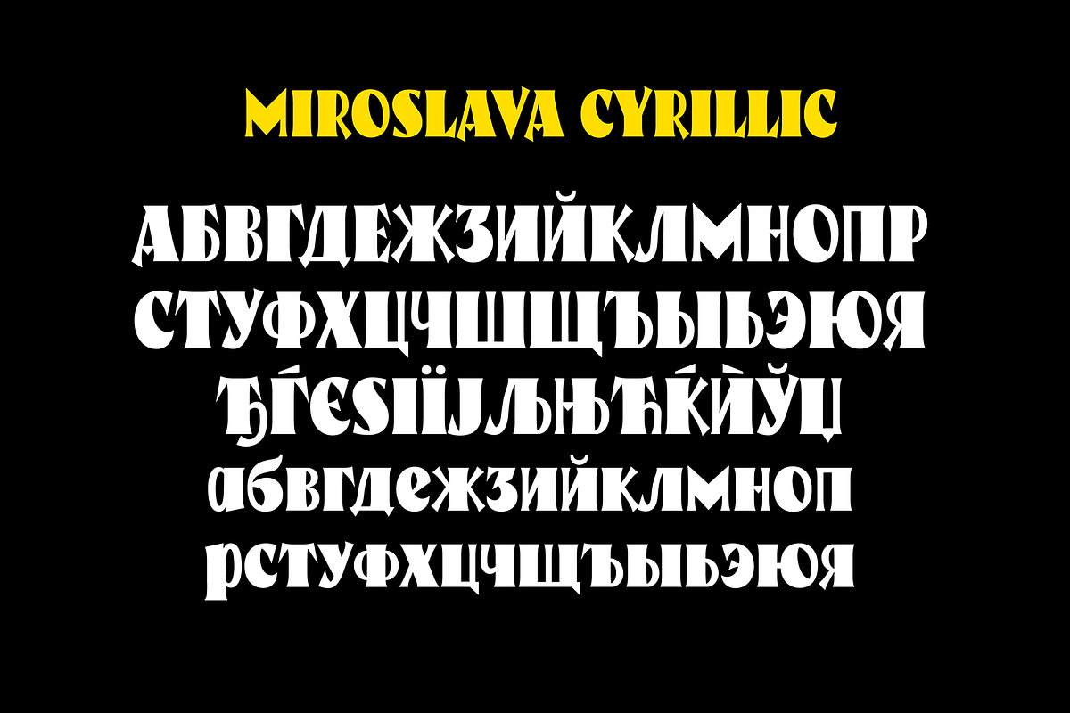 Miroslava Font, a Serif Font by Mysterylab Designs (Photo 9 of 9)