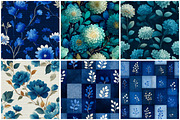 Blue Grunge Texture Digital Papers, a Texture Graphic by CitraGraphics (Thumbnail 2 of 8)