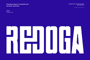 Redoga | Modern Tall Sans Serif Font, a Sans Serif Font by Ermedia Studio (Thumbnail 1 of 10)
