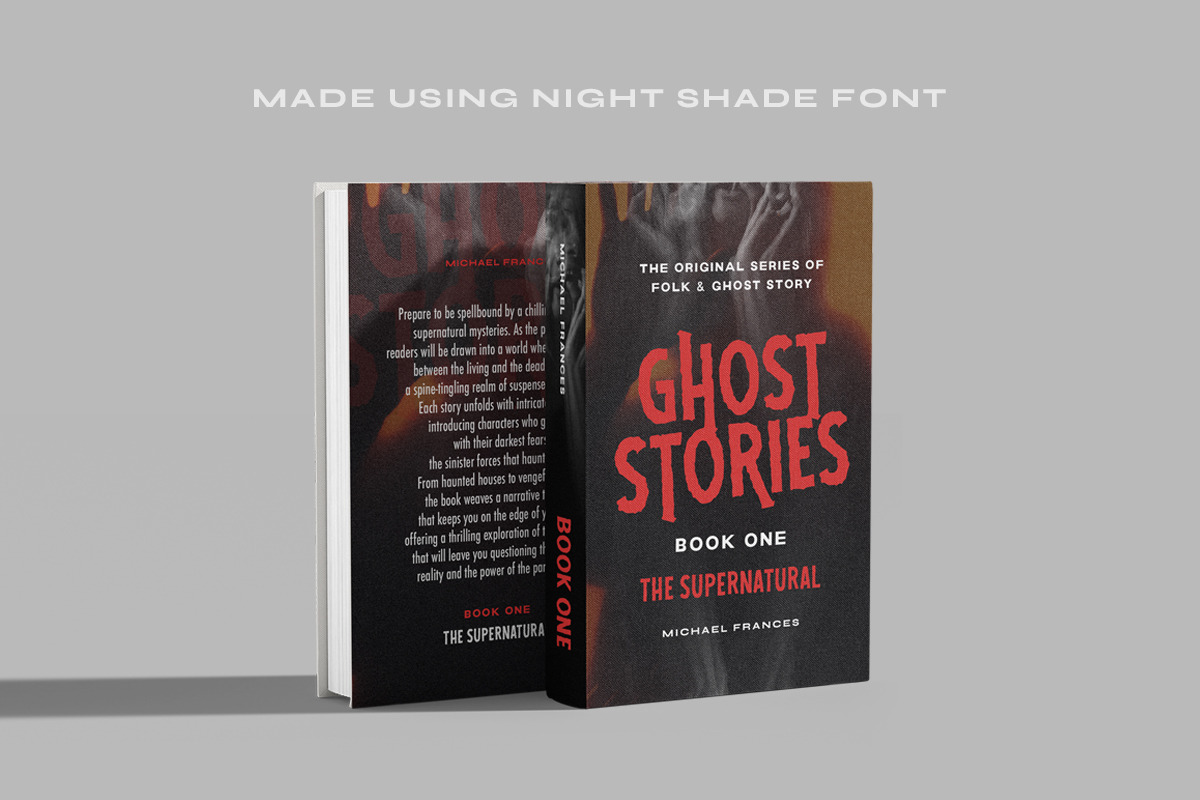 Nights Side - Creepy Display, a Handwritten Font by Letterhend Studio (Photo 2 of 8)