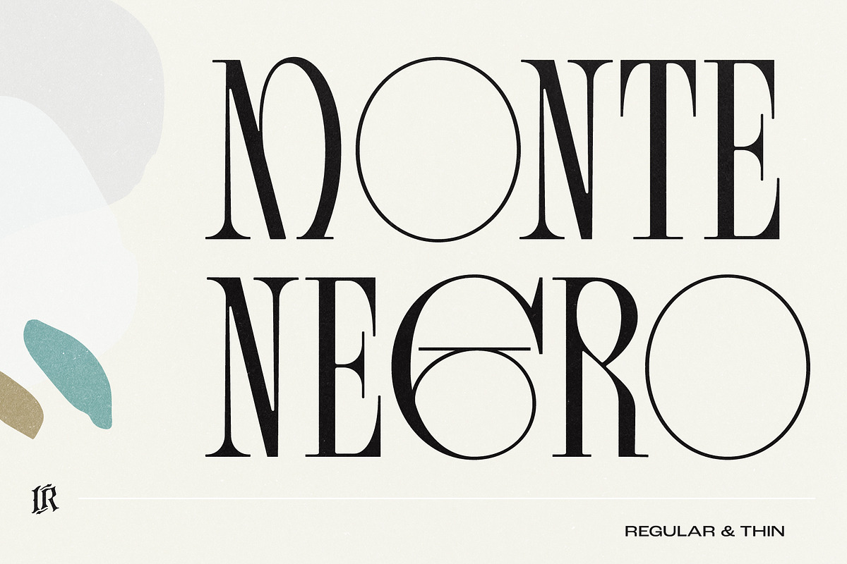 Monte Negro | Display Serif, a Serif Font by Ivan Rosenberg (Photo 1 of 13)