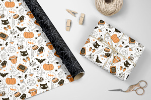 Halloween Witch Graphic Set