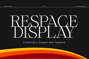 Respace, a Serif Font by Dora Typefoundry (Thumbnail 1 of 21)