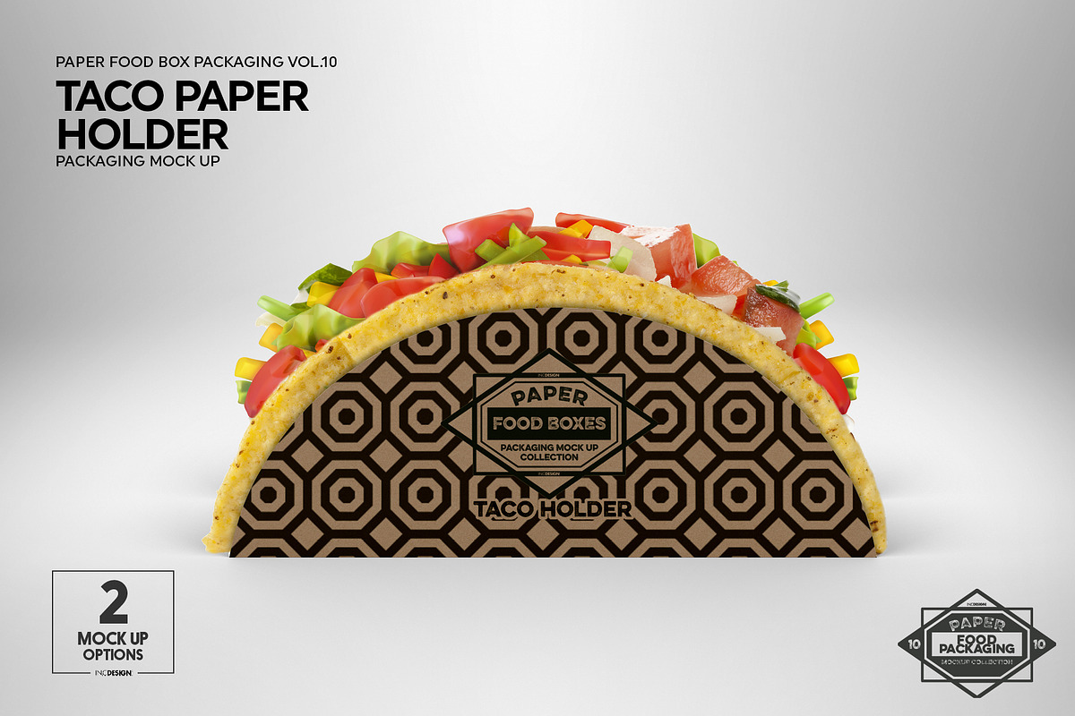 VOL.10 Food Box Packaging Mockups, a Product Mockup by INCDesign (Photo 14 of 22)
