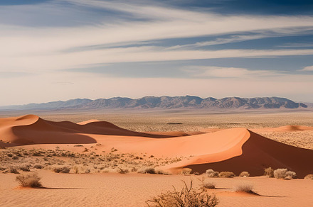 Desert landscape photograph, a Nature Photo by ComfortQ