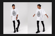 T-Shirt Mock-Up Set, a Shirt Mockup by Freeman Studio (Thumbnail 9 of 15)