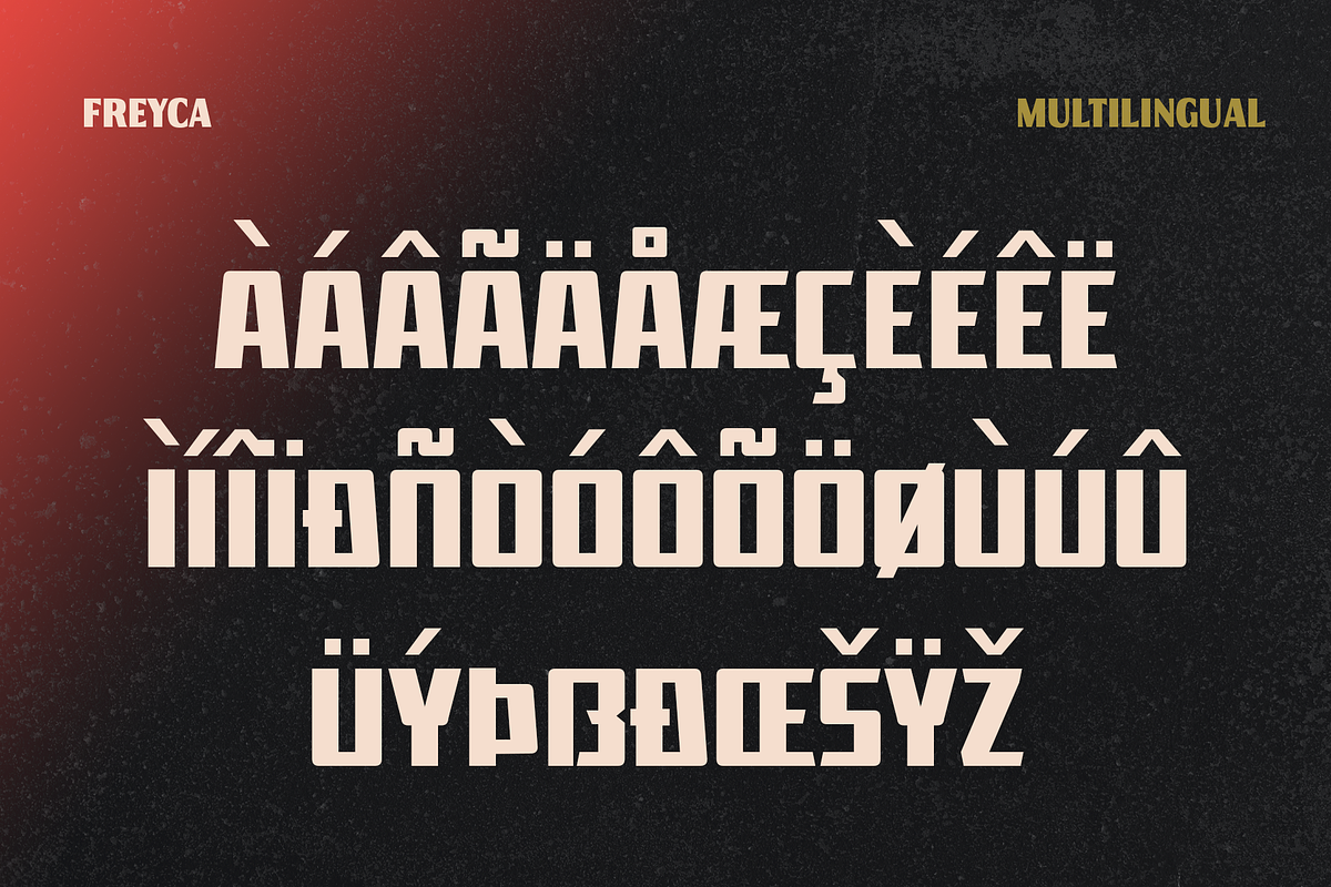 Freyca – Modern Humanist Font, a Sans Serif Font by Drizy (Photo 4 of 9)