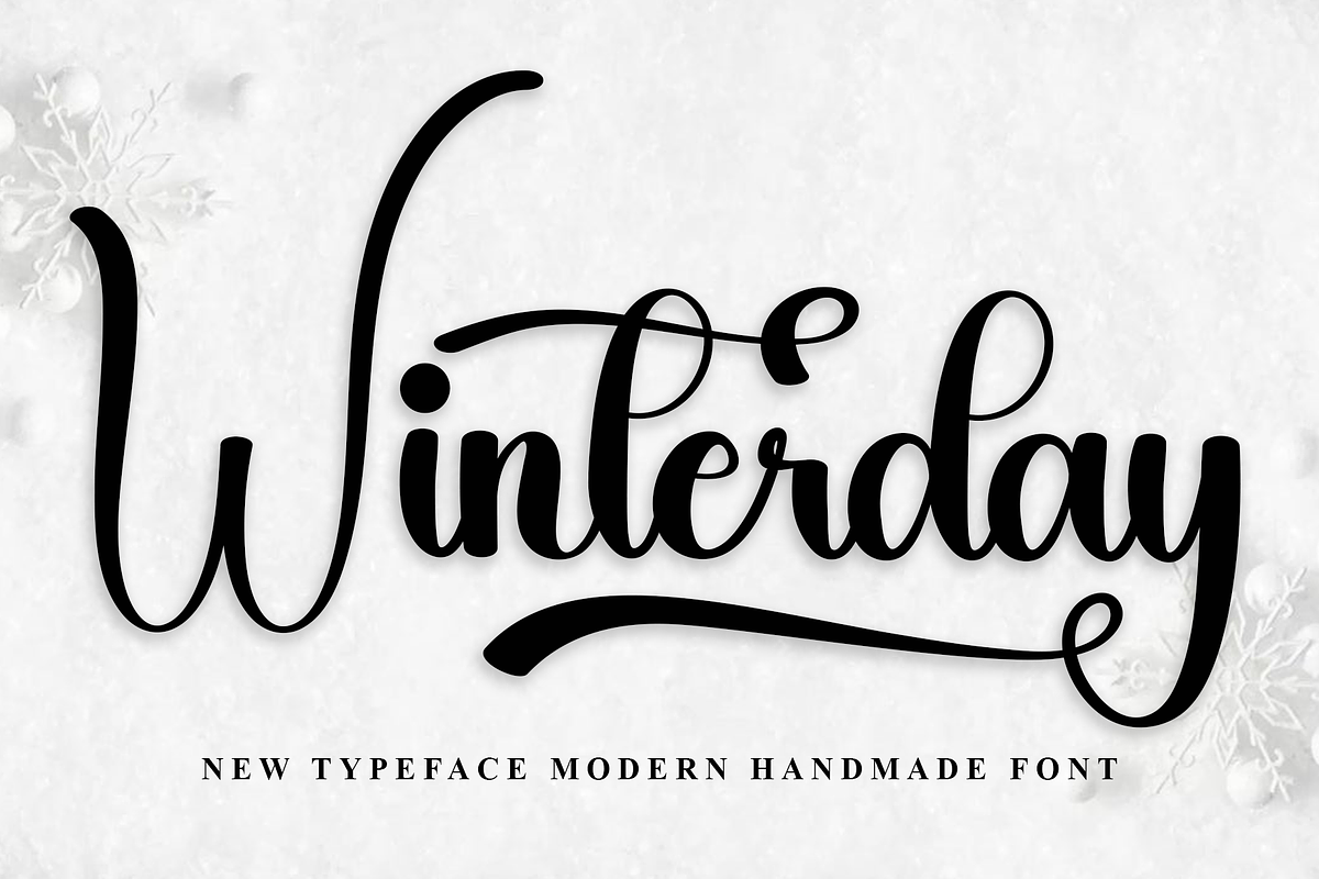 Winterday, a Handwritten Font by FreshTypeINK (Photo 1 of 8)